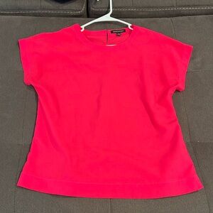 Hot pink silk top from Banana Republic in great shape! Womens size medium